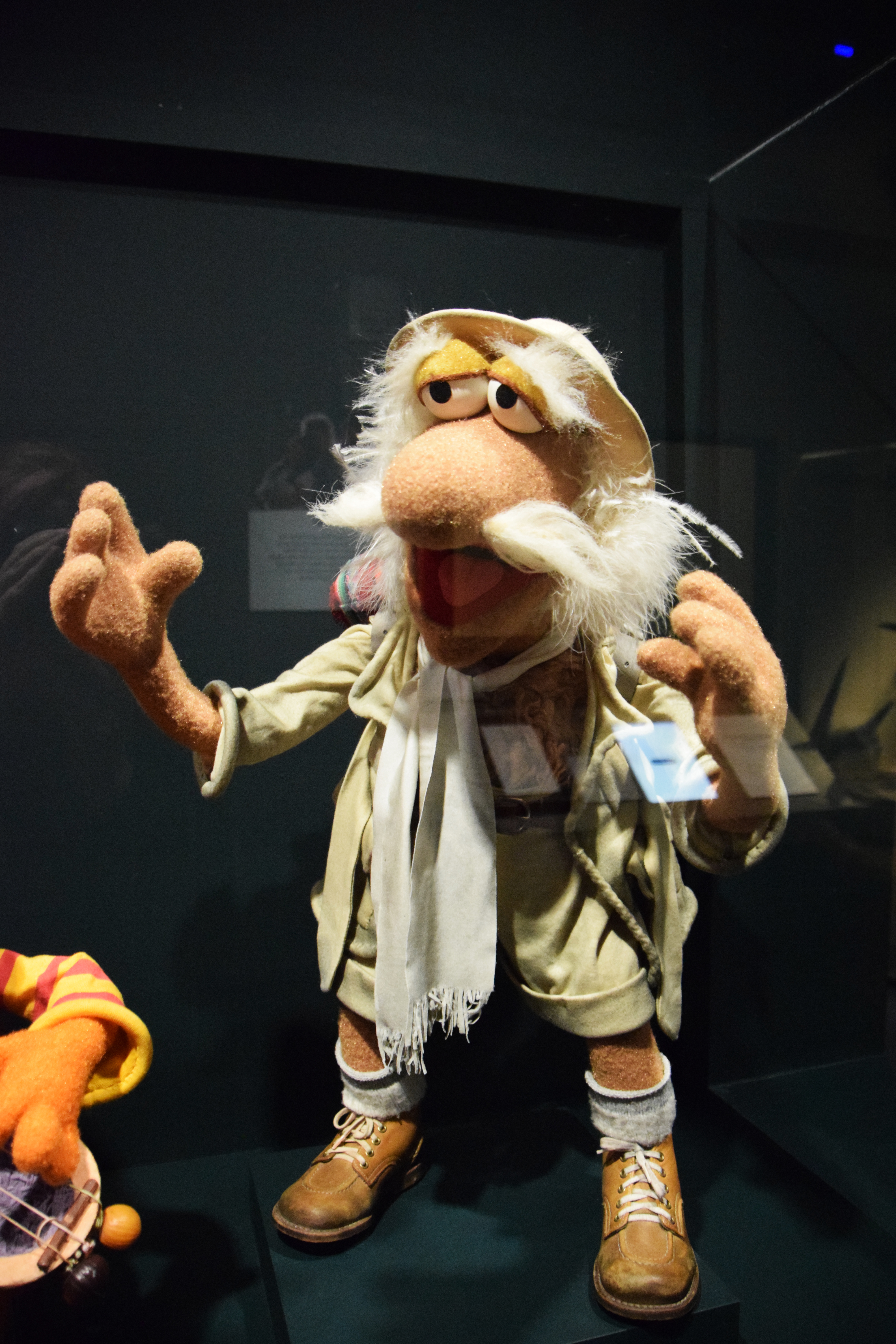 Fraggle Rock display at a Jim Henson exhibition